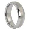 Satin Centreline Mens 7mm Tungsten Ring
