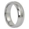 Twin Groove 7mm Tungsten Ring