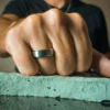 Tungsten 7mm Mens Ring with Brushed Finish