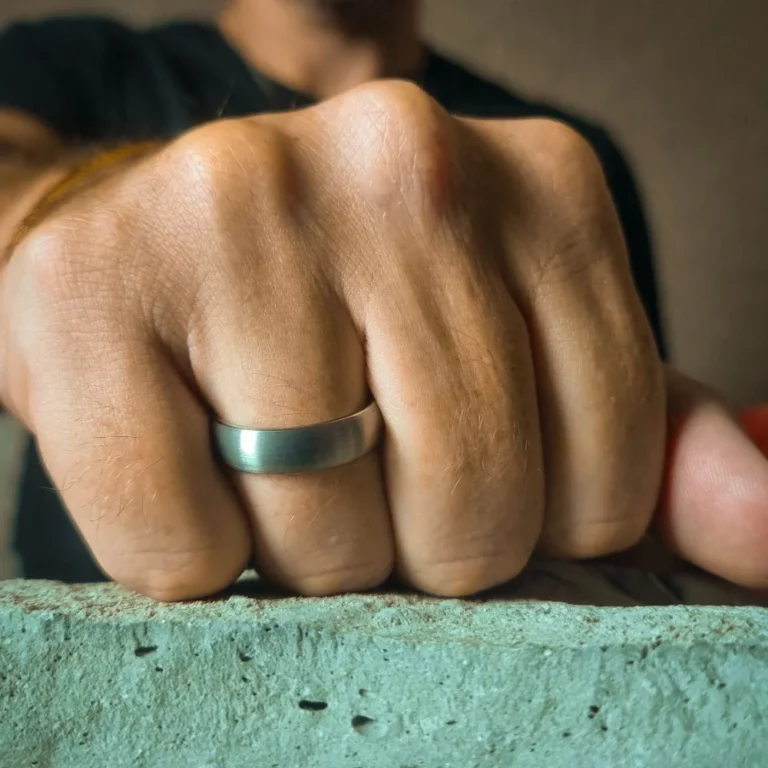 Brushed Dome 6mm Tungsten Ring
