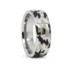 Flat "Camo" 8mm Tungsten Ring