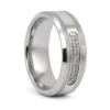 Tungsten Mens Engagement 8mm Ring