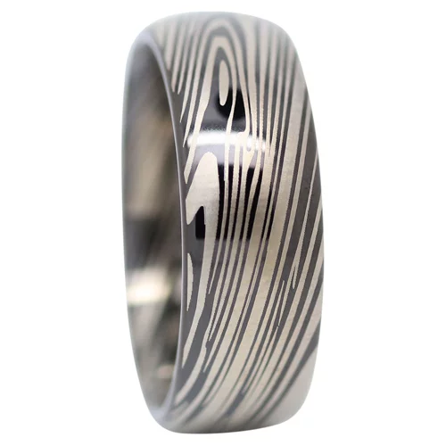 Unique “Nebula” 8mm Tungsten Ring