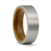 Tungsten and Koa Wood 8mm Mens Ring
