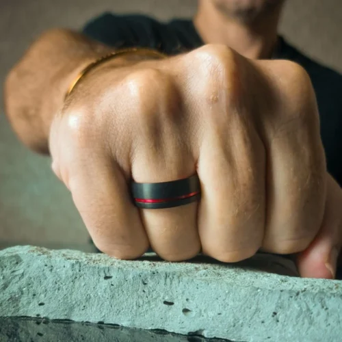 FTR-118-Tungsten-Mens-Ring Tungsten Mens Ring