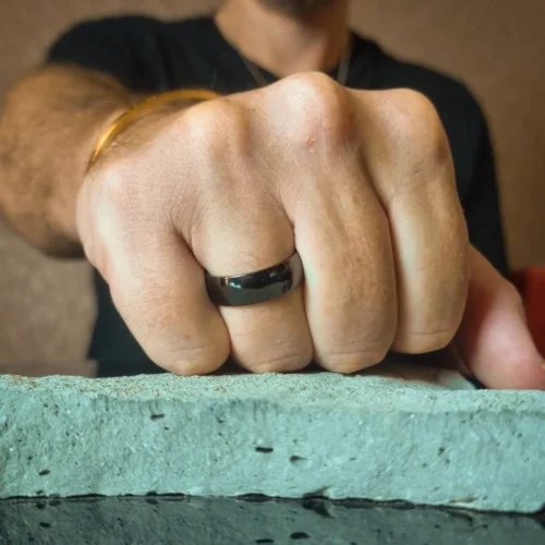 ITR-164-Black-Titanium-Ring Black Titanium Ring