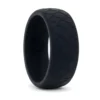 Dragon Scale 8.7mm Navy Mens Silicone Ring
