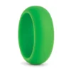 8mm Dome Green Silicone Ring