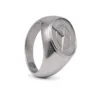 Meridian Compass Minimalist Signet Ring