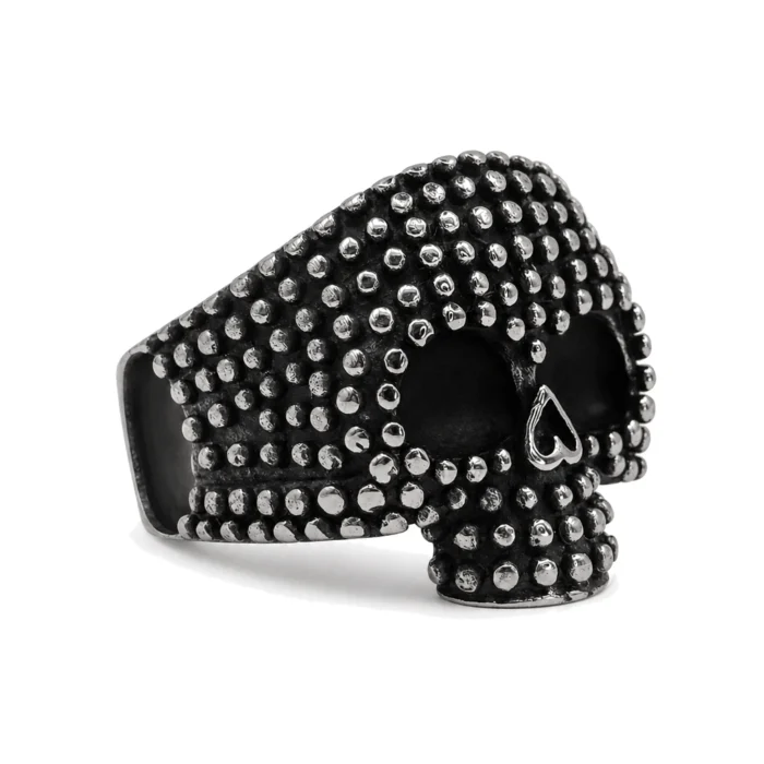 Nighthawk Skull Head Signet Ring