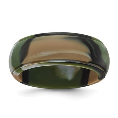 Camo Pattern Mens Silicone Ring Mens Camo Silicone Ring Australia