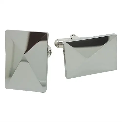 Faceted Tungsten Cufflinks