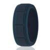 Mens Dark Blue Silicone Ring Australia