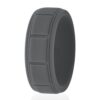 Mens Dark Grey Silicone Ring Australia