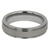 Tungsten 6mm Mens Wedding Ring with Satin Center