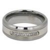 Tungsten Mens Engagement 8mm Ring