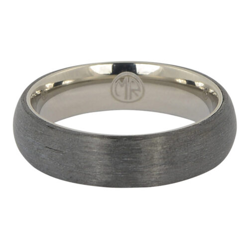 ITR-174 Carbon Fibre and titanium mens ring 2 Carbon Fibre and titanium mens ring