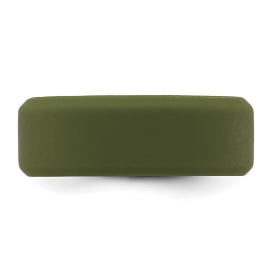 Khaki silicone rings for men