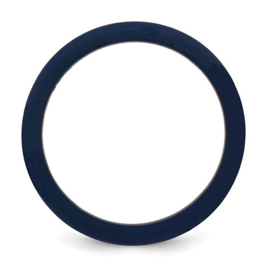 Navy silicone rings for men