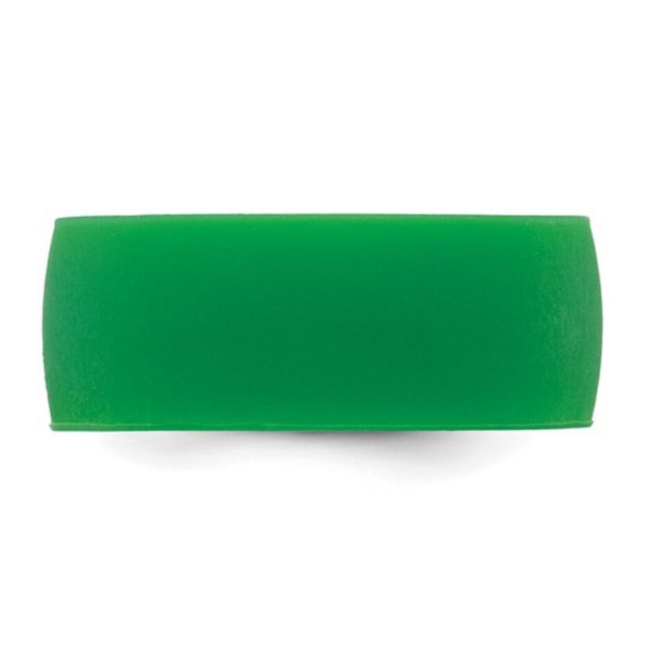 Green silicone wedding bands for men