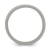 Mens Twin Groove Light Grey Silicone Rings Australia