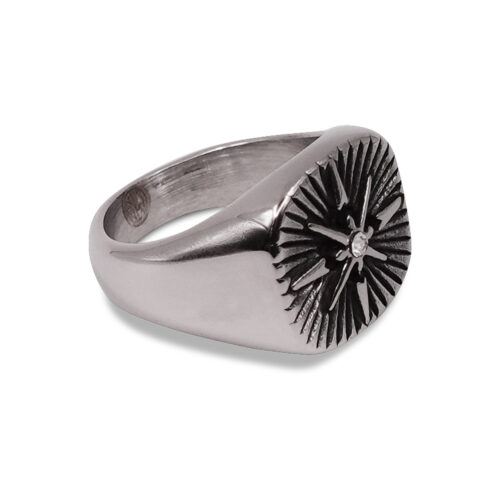 Navigate Compass Signet Ring