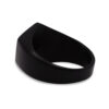 Hexon Black Signet Ring