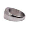 Resolute Black Square Signet Ring