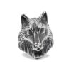 Lupus Steel Wolf Signet Ring