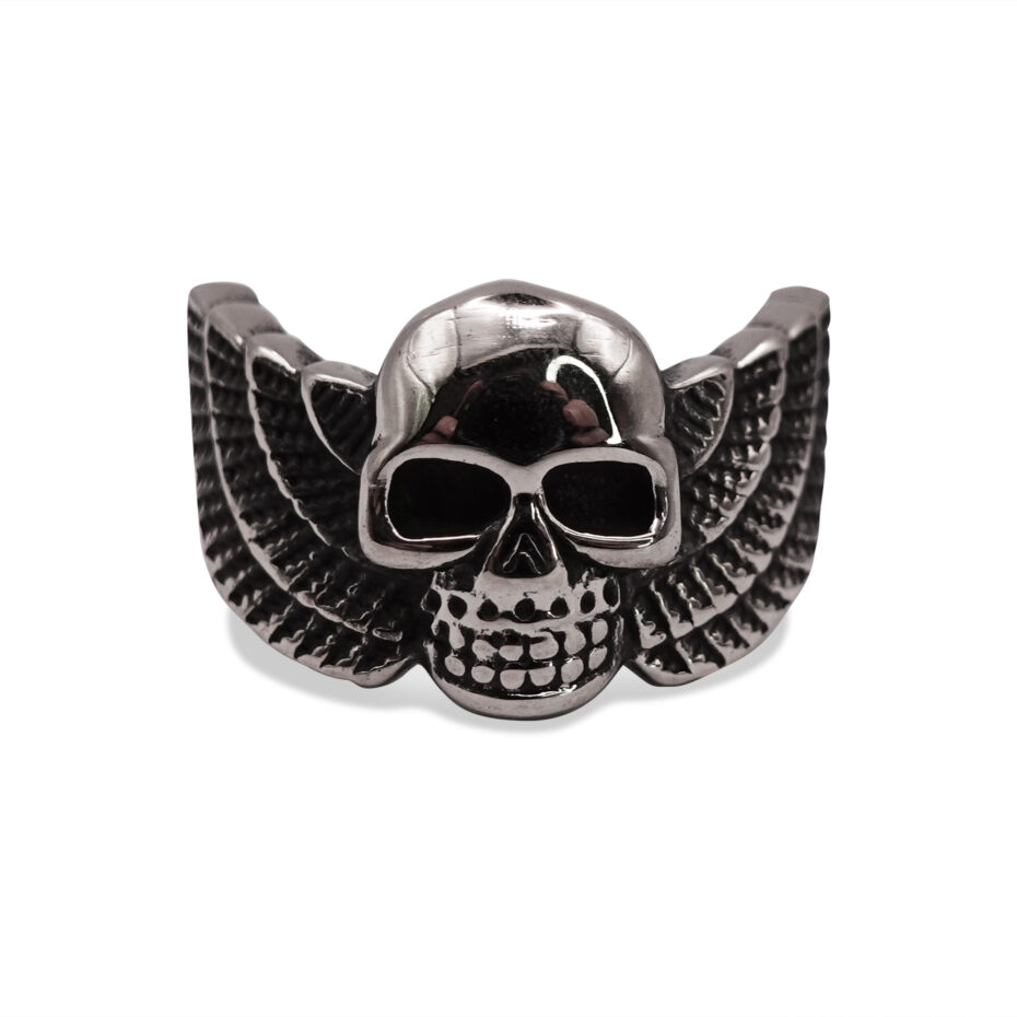 Aeronaut Skull Signet Ring