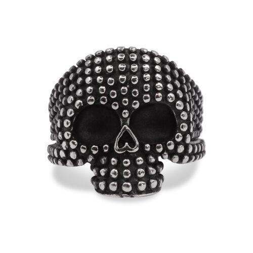 Nighthawk Skull Head Signet Ring