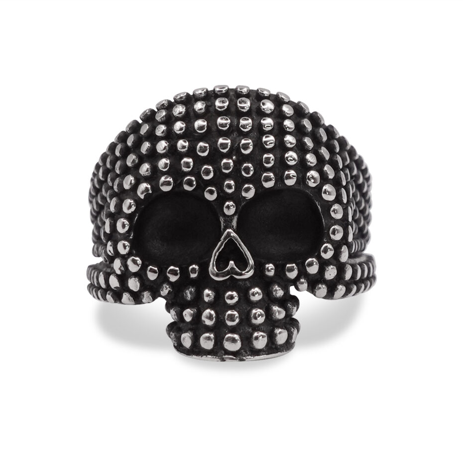 Nighthawk Skull Head Signet Ring