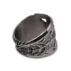 Polaris Aged Compass Signet Ring