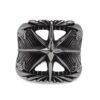 Polaris Aged Compass Signet Ring