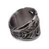 Polaris Bronzed Aged Compass Signet Ring