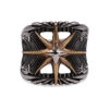 Polaris Bronzed Aged Compass Signet Ring