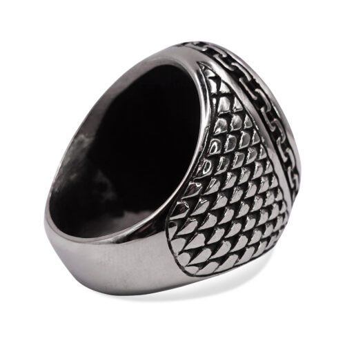 SIG-081-Steel-Cross-Signet-Ring-2.jpg Nexus Aged Steel Cross Signet Ring