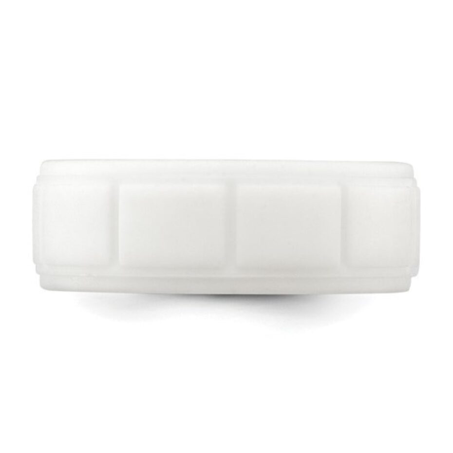 Mens White Silicone Ring Australia