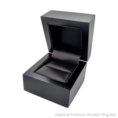 High Polished Black 6mm Ceramic Ring