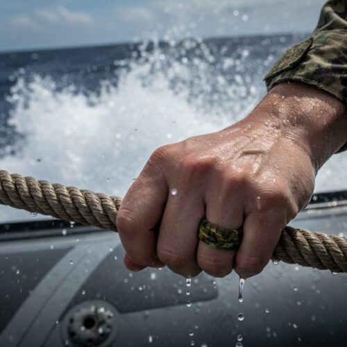 Mr-Battalion-Silicone-Ring-Military-_-Tactical 9mm Khaki Camo Military Tread Men’s Silicone Ring