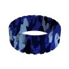 Blue Camo Silicone Rings for Men in Australia