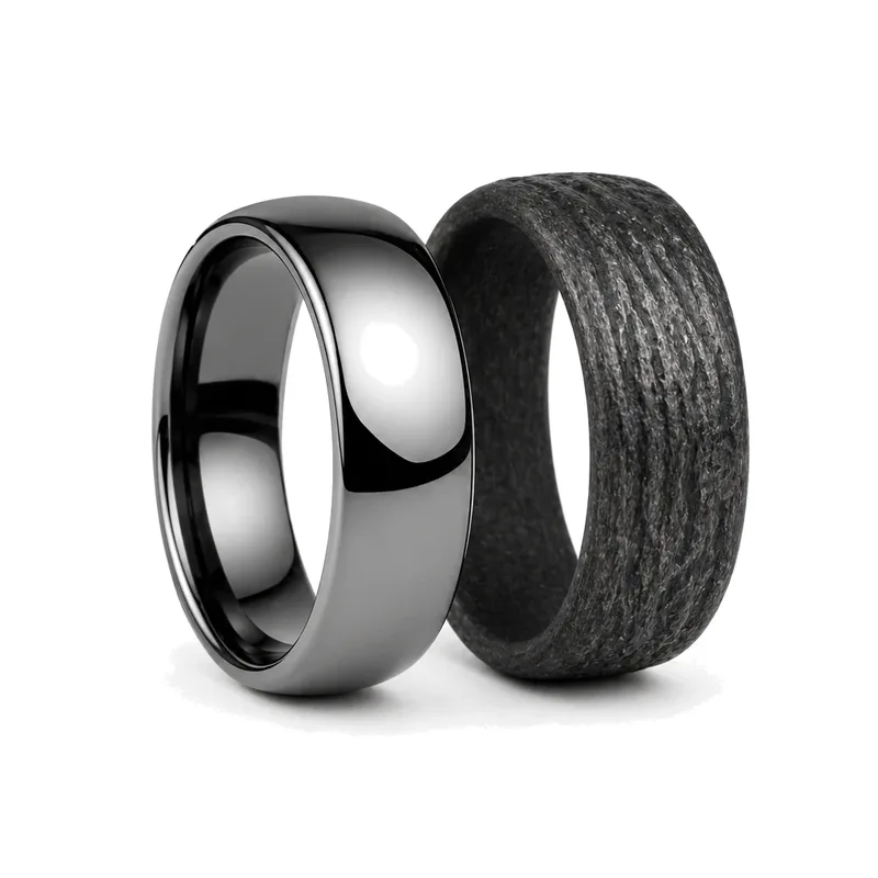 The Tradie Work Pack of men's silicone rings